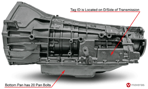 4R100 Transmission - Left